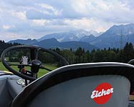 Bergpanorama hinter Hertingen Bergpanorama